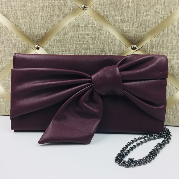 INC “Bowah” Clutch Handbag w/ Chain Strap - Picture 4 of 8